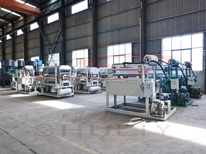 4 side egg tray machine factory