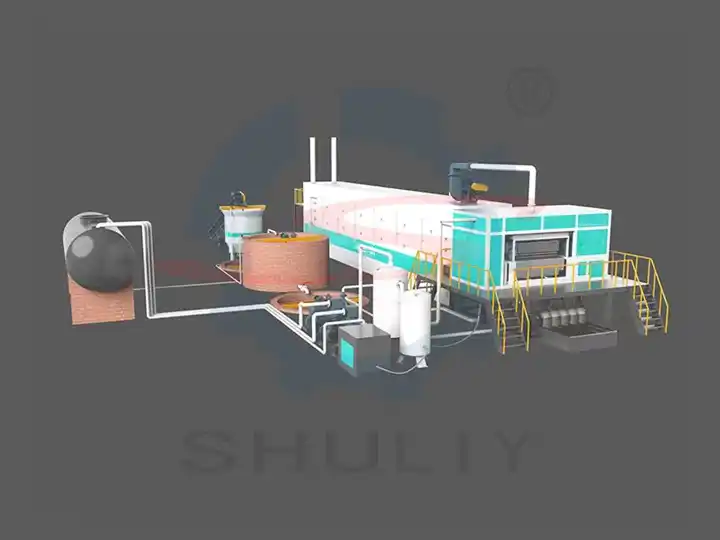 8-Side Egg Tray Production Line