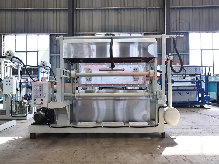 Industrial 4 side egg tray machine