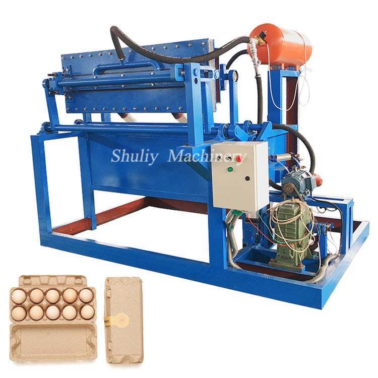 Egg carton making machine