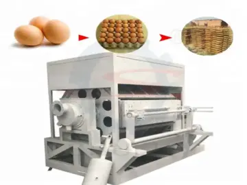 Egg tray making machine