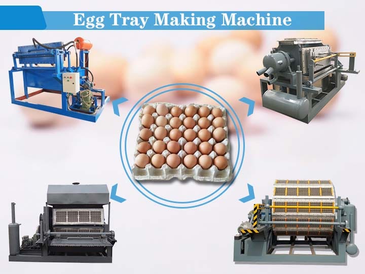 Egg carton making machine