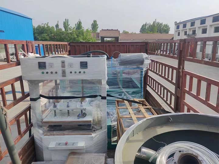 अंडे की ट्रे बनाने की मशीन पश्चिमी समोआ भेज दी गई