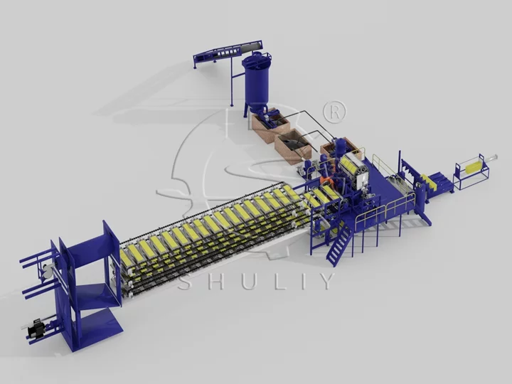 egg tray production line