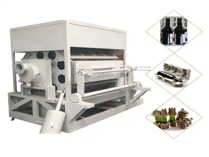 Pulp wine tray making machine