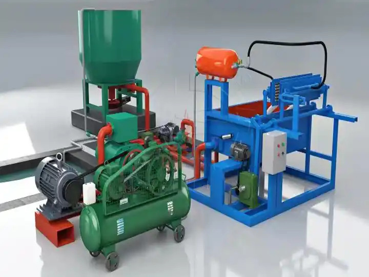 Pulp wine tray making machine 3d picture no. 2