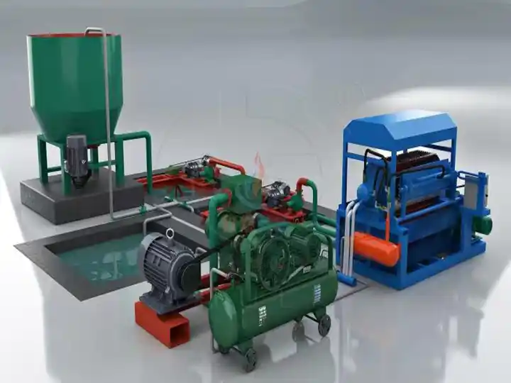 Installation example of coffee tray machine