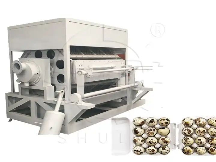 Quail egg tray making machine