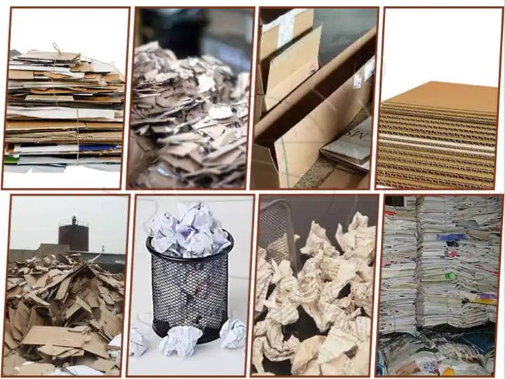 Raw materials for quail egg trays