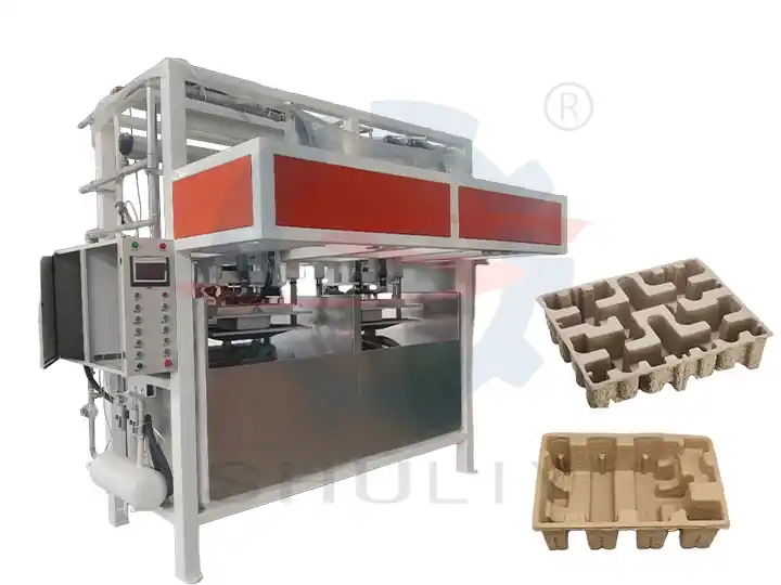 Máquina formadora de bandejas de embalaje industrial