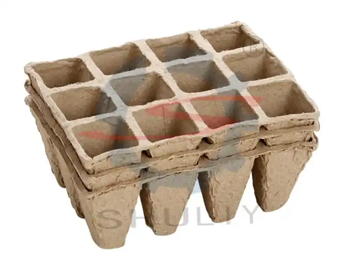 Pulp seedling trays