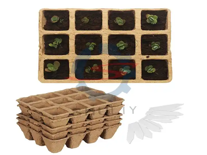 Seedling trays for flower cultivation