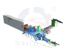 3D Diagram of the Pulp wine Tray Production Line