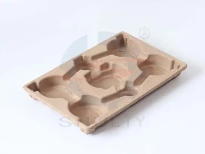 Electronic component pulp tray