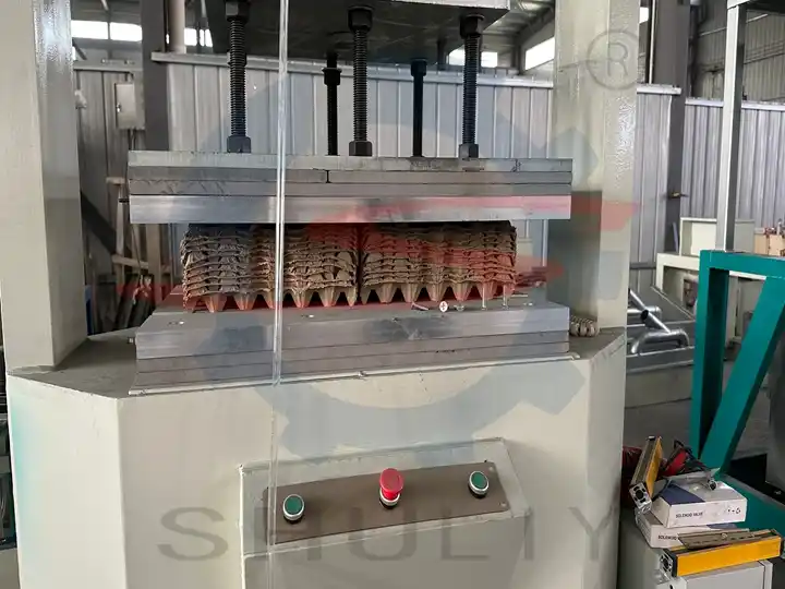 Heißpressformmaschine für Zellstofftablett