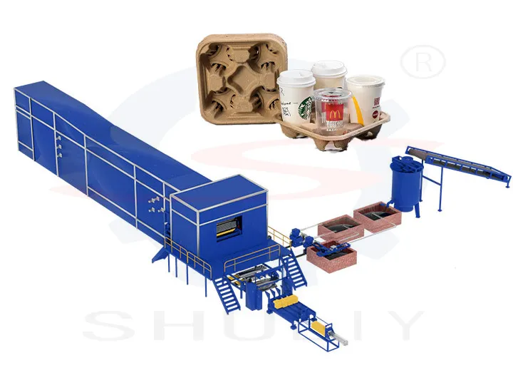 Dây chuyền sản xuất khay cốc cà phê