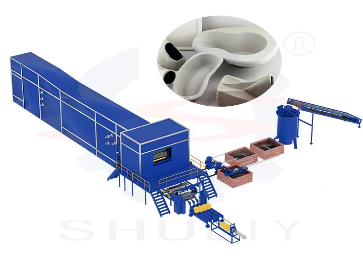 Dây chuyền sản xuất bô vệ sinh pulp