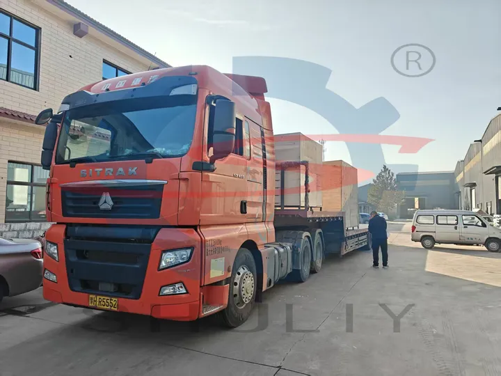 Small egg tray machine shipped