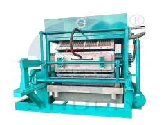 Máquina para hacer bandejas de huevos de 8 lados