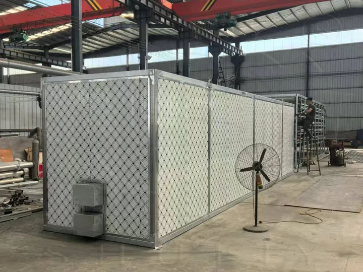 Egg tray dehydration machine