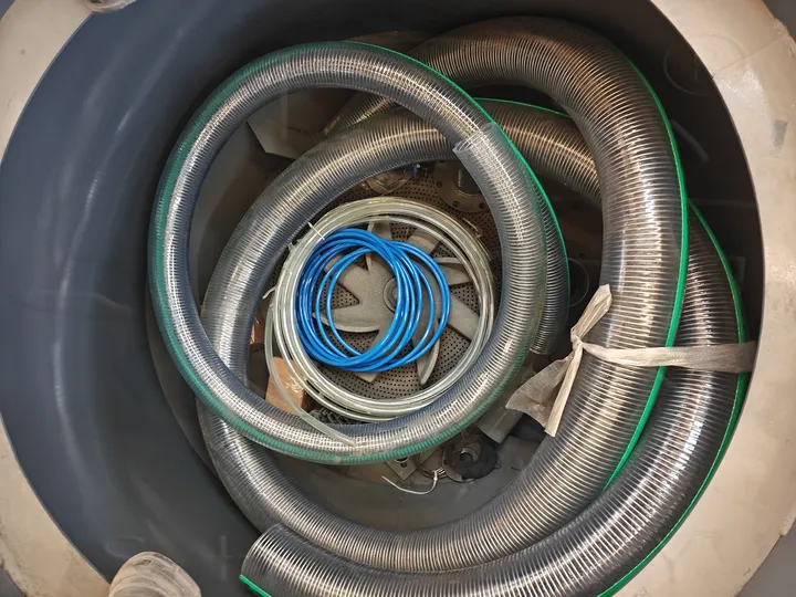 Full set hose accessories packing & packaging for brazil order egg tray machine