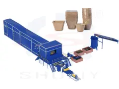 Dây chuyền sản xuất khay giống từ bột giấy