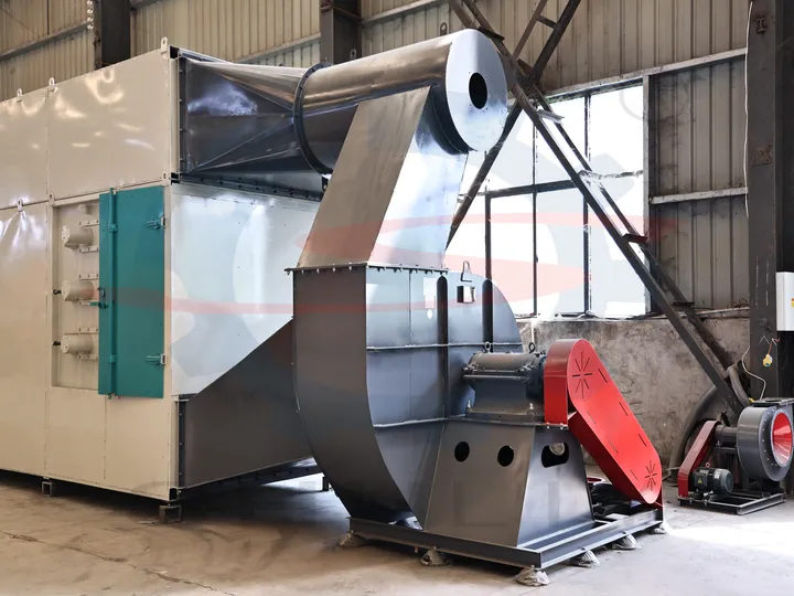 Continuous egg tray mesh belt drying machine