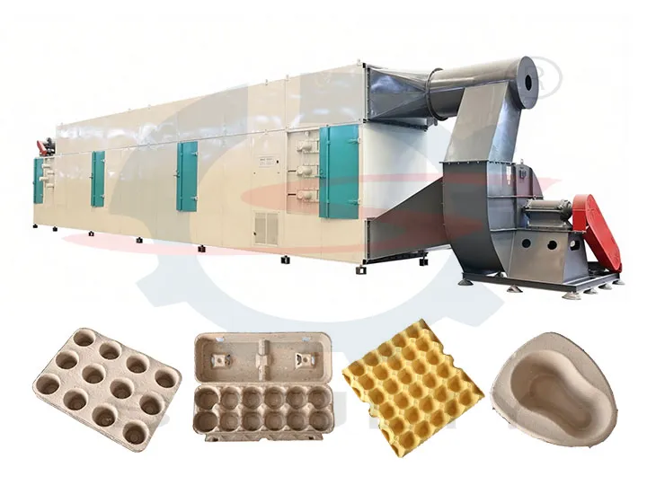 Egg tray mesh belt drying machine