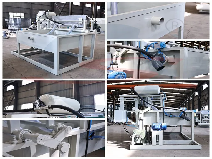 Egg tray machine details