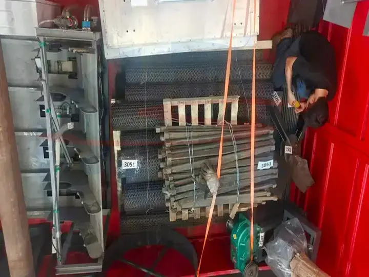 Drying mesh belt