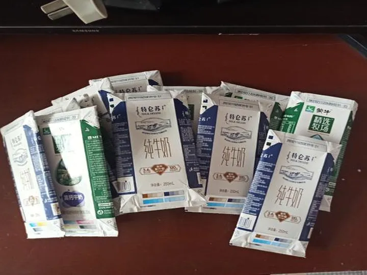 Tetra pak milk carton